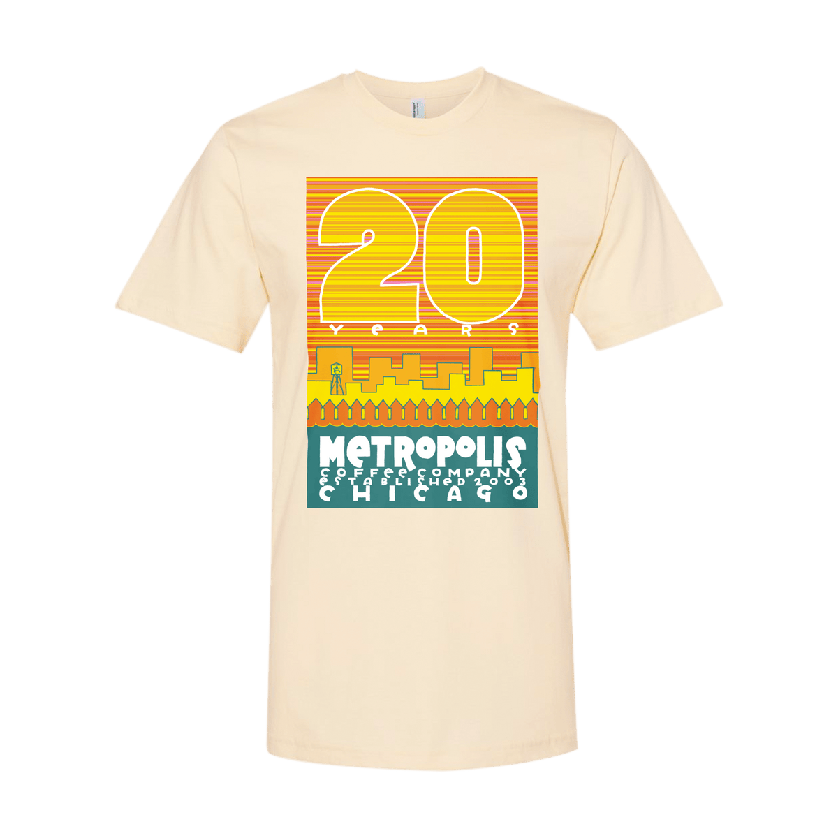 20th (!) Anniversary T-shirt creme